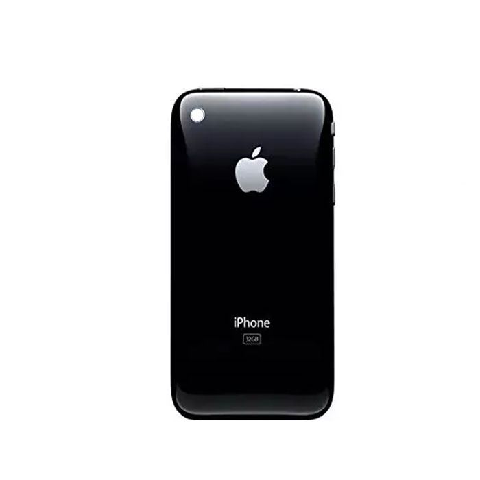 Πίσω Καπάκι για Apple iPhone 3 - Χρώμα: Μαύρο