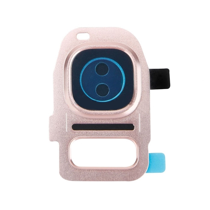 Τζαμάκι κάμερας (Camera Lens) με Πλαίσιο για Samsung Galaxy S7 G930F / S7 Edge G935F Χρώμα: Ροζ Χρυσό