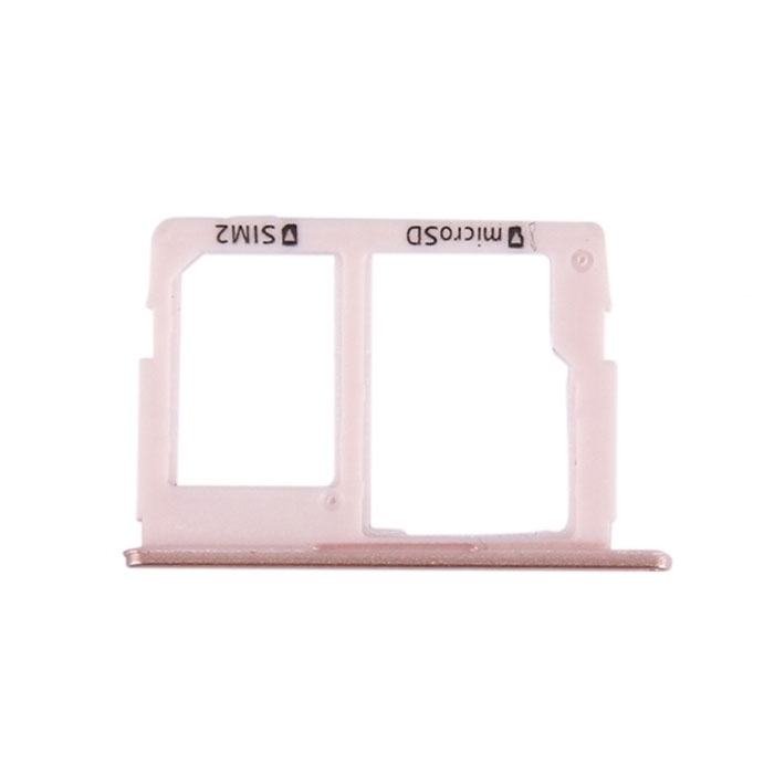 Υποδοχή Κάρτας Dual SIM και SD (SIM Tray) για Samsung Galaxy J5 Prime G570F / J7 prime G610f - Χρώμα: Ροζ