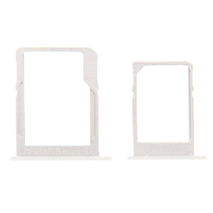 Υποδοχή Κάρτας Dual SIM και SD (SIM Tray) για Samsung Galaxy A3 2015 A300F / A5 2015 A500F / A7 2015 A700F - Χρώμα: Λευκό