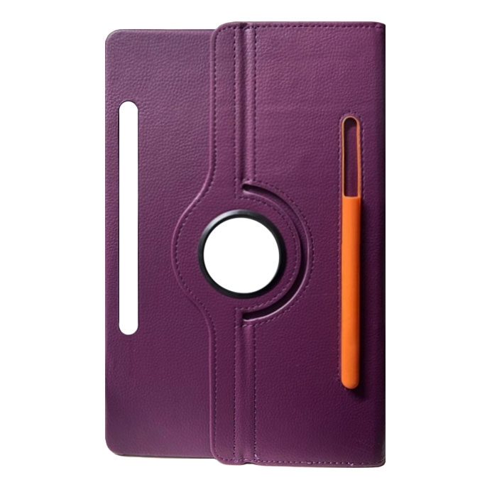 Θήκη Rotating 360 Stand with pencil Case για Lenovo M10 - Χρώμα: Μωβ