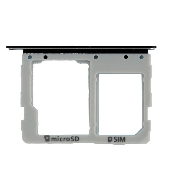 Υποδοχή κάρτας Single SIM Tray και SD για Samsung Galaxy Tab S3 9.7 SM-T820 - Χρώμα: Μαύρο