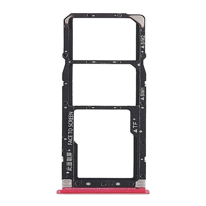 Υποδοχή Κάρτας SIM Tray για Xiaomi MI A2 Lite / 6 Pro - Χρώμα: Κόκκινο