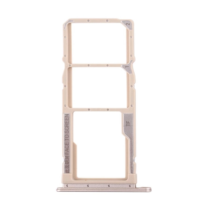 Υποδοχή Κάρτας Dual SIM και SD (SIM Tray) για Xiaomi Redmi 7 / 7A - Χρώμα: Χρυσό