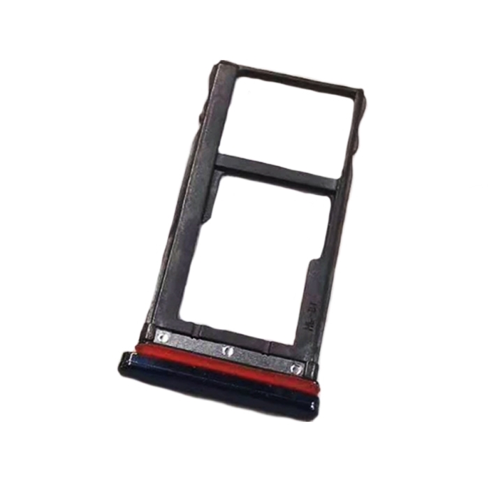 Υποδοχή Κάρτας SIM Tray για Motorola ONE VISION/P50 - Χρώμα: Μαύρο