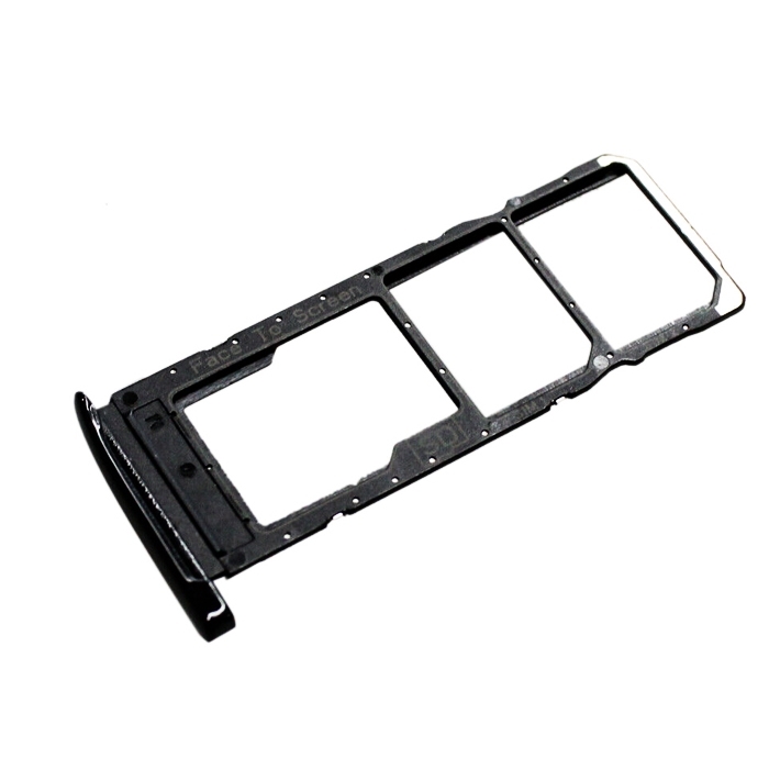 Υποδοχή Κάρτας SIM Tray για Motorola Moto G7/ G7 PLUS - Χρώμα: Μαύρο