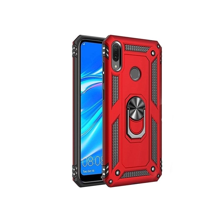 Θήκη Motomo Tough Armor With Ring για Xiaomi Redmi Note 11 4G - Χρώμα: Κόκκινο