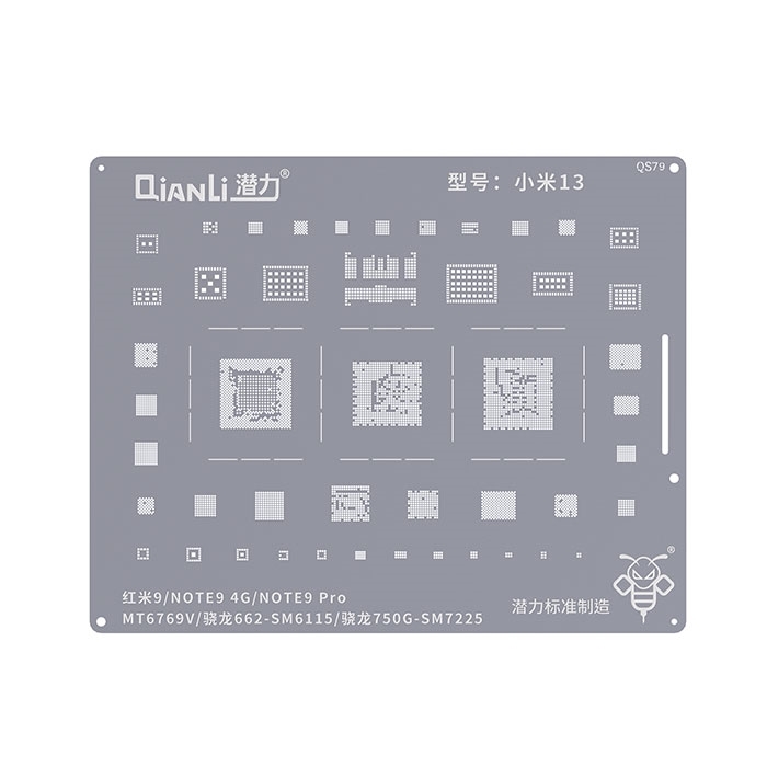 Qianli QS79 Stencil Reballing για Xiaomi Redmi 9 /Note 9 /9 Pro