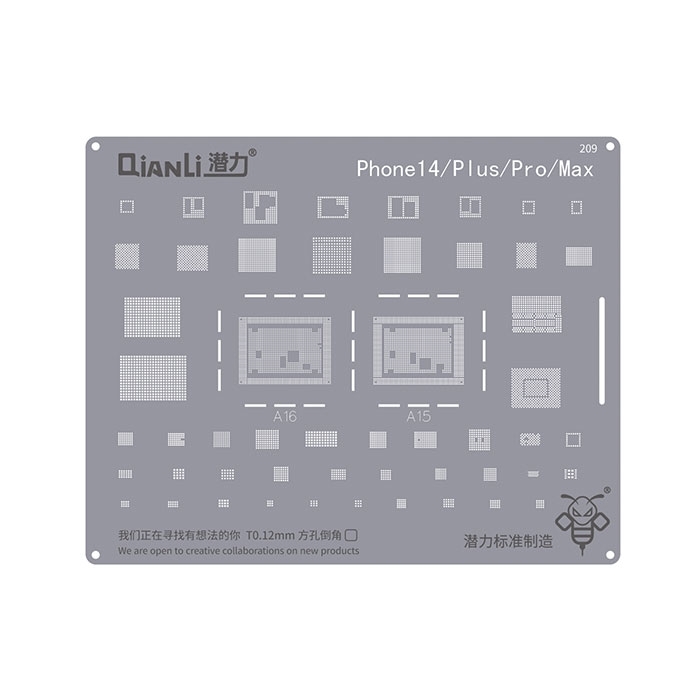 Qianli QS209 Stencil για Phone 14 / Plus / Pro / Max
