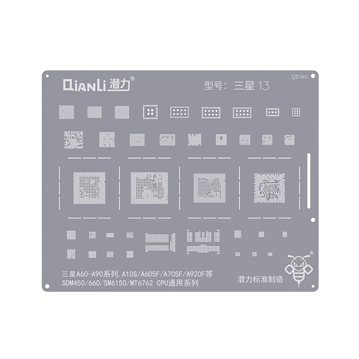 Qianli QS140 Stencil για Samsung Galaxy A60-A90 CPU