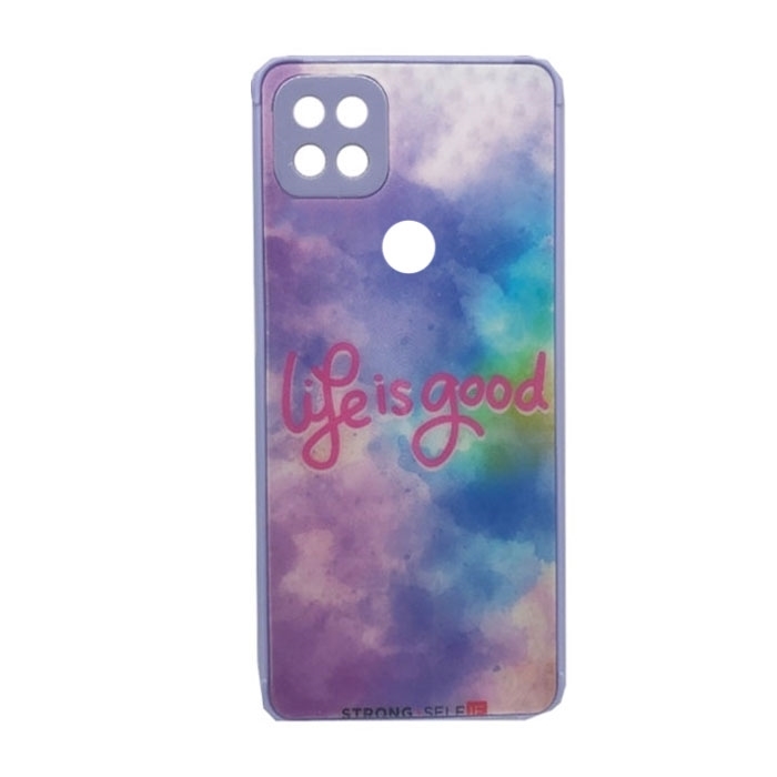 Θήκη Πλάτης Σιλικόνης για Xiaomi Redmi 9C- Χρώμα: Πολύχρωμο Μωβ