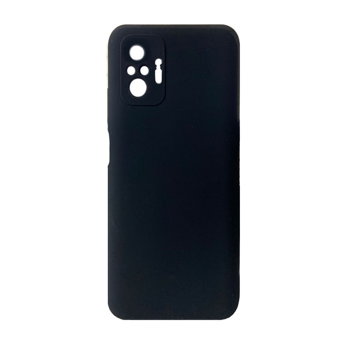 Θήκη Πλάτης Σιλικόνης Soft HQ για Xiaomi Redmi Note 10 Pro - Χρώμα : Μαύρο