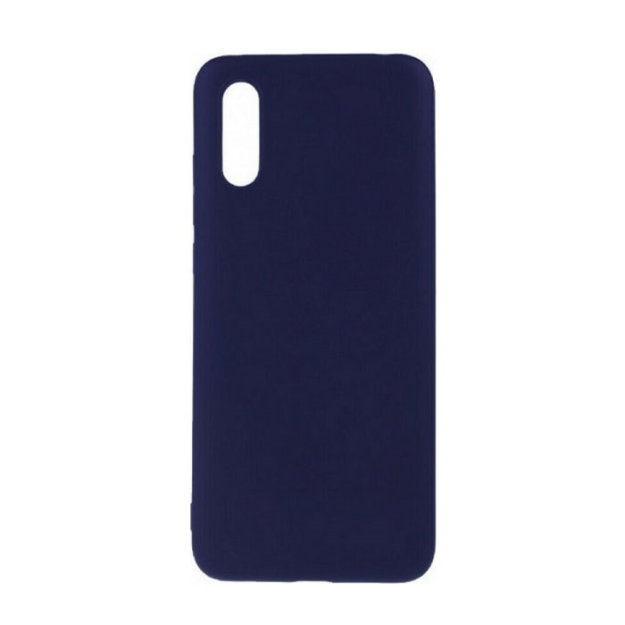 Θήκη Πλάτης Σιλικόνης Soft HQ για Xiaomi Redmi 9A - Χρώμα : Μπλε