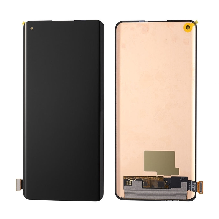 Refurbished OCG Org Change glass Οθόνη LCD με Μηχανισμό Αφής για Oppo Find X3 PEDM00 / FIND X3 Pro 5G CPH2173 / OnePlus 9 Pro 5G LE2121 - Χρώμα: Μαύρο