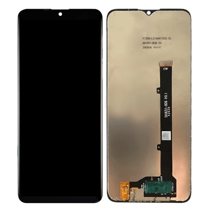 Οθόνη LCD με Μηχανισμό Αφής για ZTE Blade A71 (2021) A7030 - Χρώμα: Μαύρο