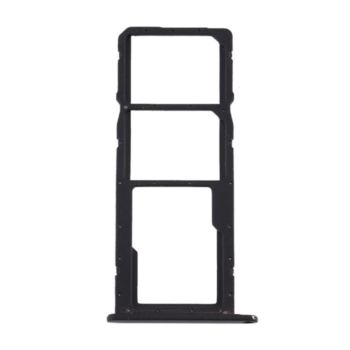 Υποδοχή κάρτας Dual SIM Tray για Huawei Y6 2019/Y6S/Y6P/HONOR 8A - Χρώμα: Μαύρο