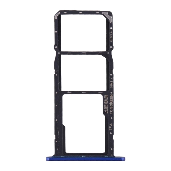 Υποδοχή Κάρτας SIM Tray για Huawei Y5 2019/Y5 2019 PRIME/HONOR 8S - Χρώμα: Μπλε