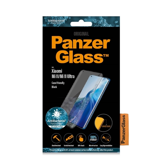 Προστασία Οθόνης Half Glue Tempered Glass για Xiaomi Mi 11 - Χρώμα: Μαύρο