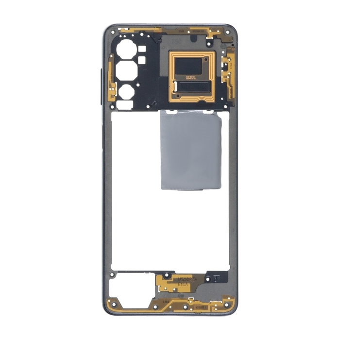Μεσαίο Πλαίσιο με Καλωδιοταινία για Samsung M52 - Χρώμα: Μαύρο