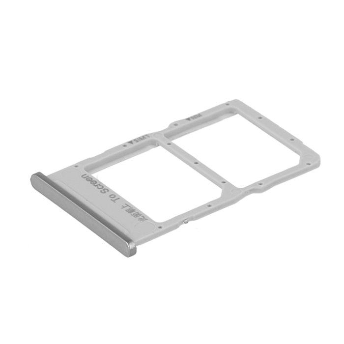 Υποδοχή Κάρτας SIM Tray για Huawei P40 Lite - Χρώμα: Ασημί
