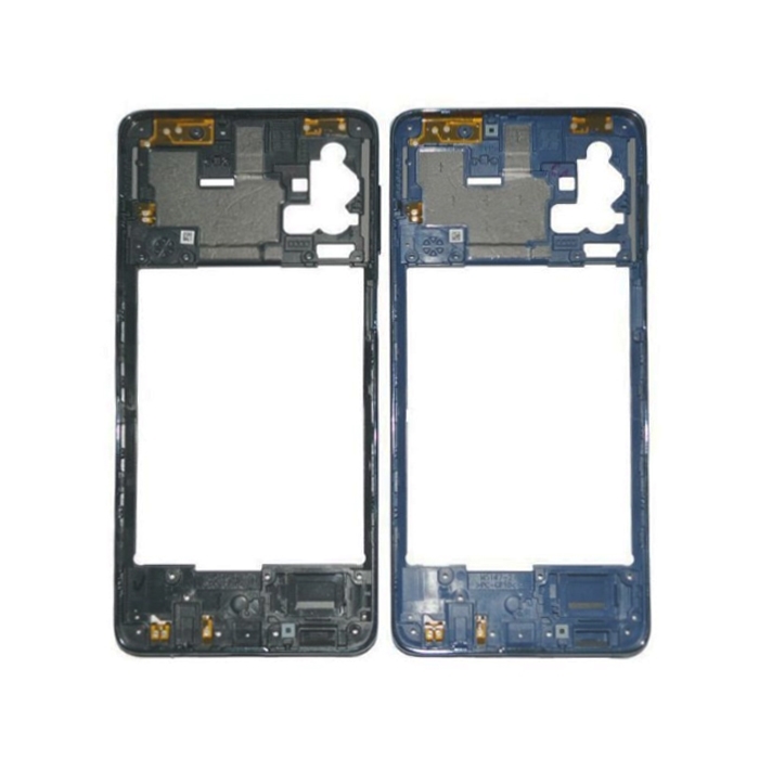 Μεσαίο Πλαίσιο με Καλωδιοταινία για Samsung M51 - Χρώμα: Μπλε