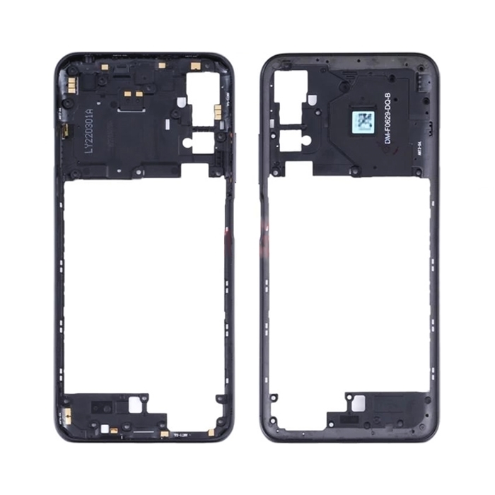 Μπροστινό Πλαίσιο Οθόνης LCD Front Frame για Xiaomi Poco M3 Pro 5G - Χρώμα: Μαύρο
