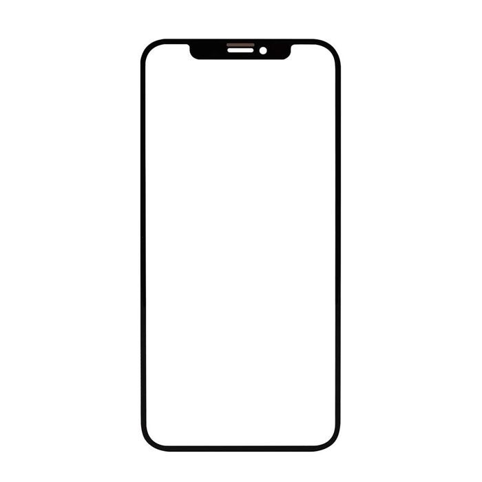 Τζαμάκι οθόνης Lens με OCA και Πλαίσιο για iPhone 13 Pro - Χρώμα: Μαύρο
