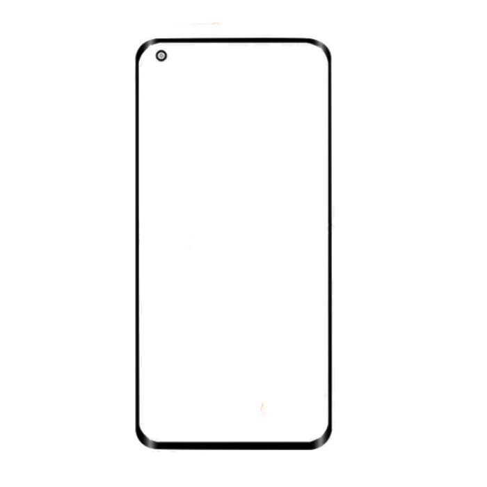Τζαμάκι οθόνης Lens για OnePlus 9 Pro - Χρώμα: Μαύρο