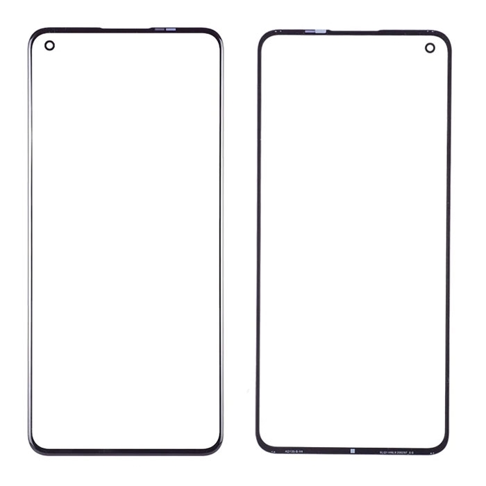 Τζαμάκι οθόνης Lens για OnePlus 8T - Χρώμα: Μαύρο