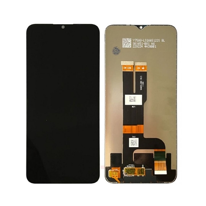 OEM Οθόνη LCD με Μηχανισμό Αφής για Nokia C31 - Χρώμα: Μαύρο