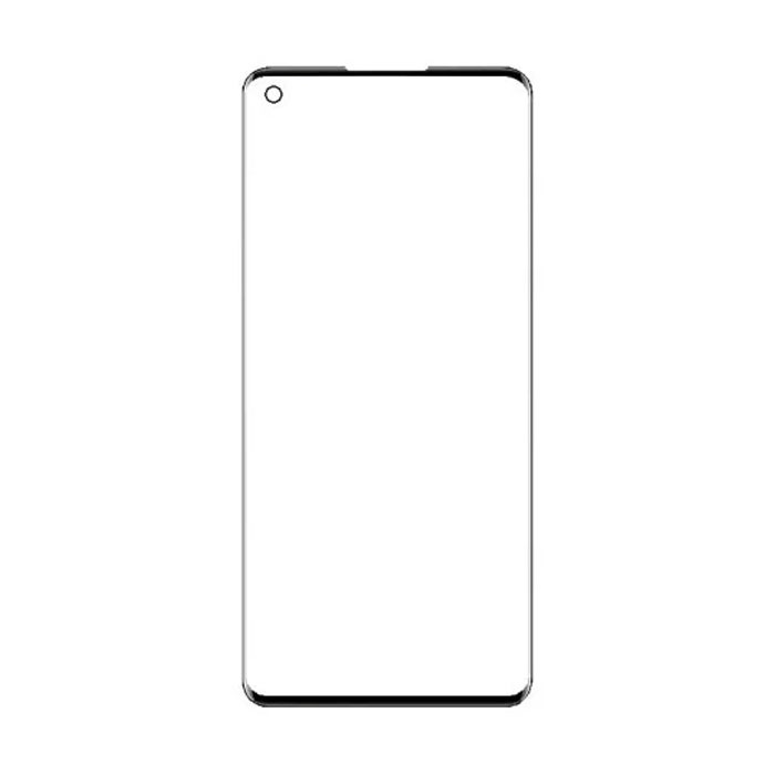 Τζαμάκι οθόνης Lens για OnePlus 8 - Χρώμα: Μαύρο