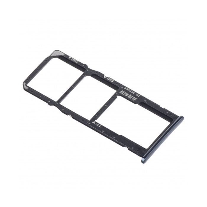 Γνήσια Υποδοχή κάρτας Single SIM Tray για Huawei Y7 2018/Y7 Prime 2018/Honor 7C 97070TDX - Χρώμα: Μαύρο