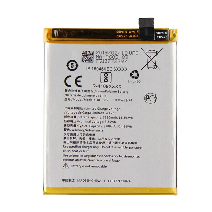 Συμβατή Μπαταρία Oneplus BLP685 για Oneplus 6T - 3700 mAh bulk