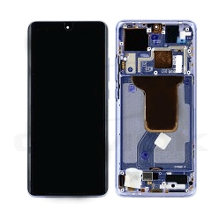 Γνήσια Οθόνη LCD με Μηχανισμό Αφής και Πλαίσιο για Xiaomi Mi 12X 5G (2022) 5600040L3A00 - Χρώμα: Μπλε