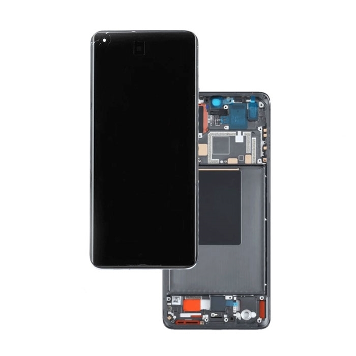 Γνήσια Οθόνη LCD με Μηχανισμό Αφής και Πλαίσιο για Xiaomi Mi 12X 5G (2022) 5600030L3A00 - Χρώμα: Μαύρο