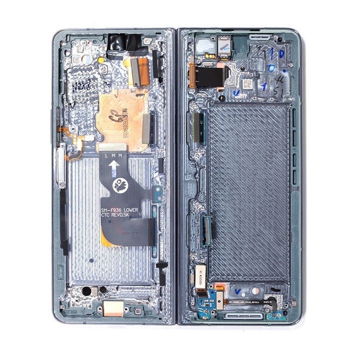 Γνήσια Εσωτερική Οθόνη LCD με Μηχανισμό Αφής και Πλαίσιο για Samsung F936 Galaxy Z Fold 4 5G Service Pack GH82-29461B- Χρώμα: Πράσινο