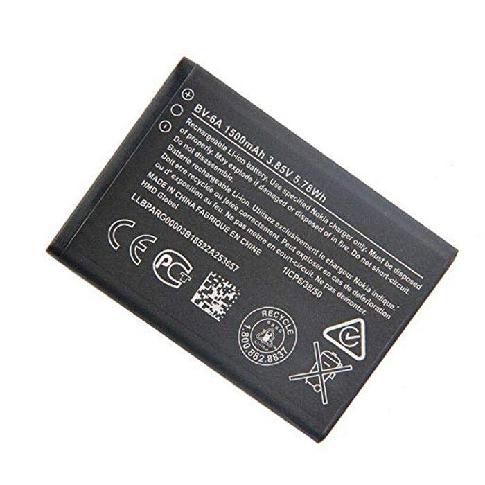 Μπαταρία Συμβατή BV-6A για Nokia Banana 2060 / 3060 / 5250 / 8110 / C5-03 - 1500mah