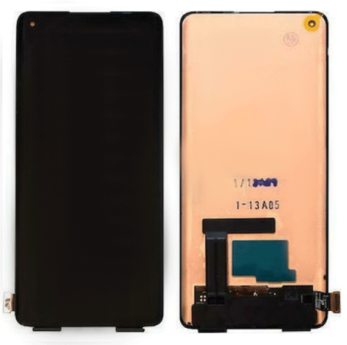AMOLED Οθόνη LCD με Μηχανισμό Αφής για OnePlus 8 IN2013 / IN2017 / IN2010 / IN2019 - Χρώμα: Μαύρο
