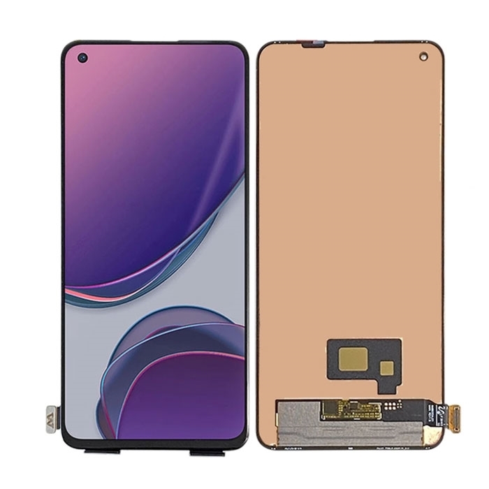 AMOLED Full HD Οθόνη LCD με Μηχανισμό Αφής για OnePlus 8T KB2000 / KB2003 / KB2005 - Χρώμα: Μαύρο