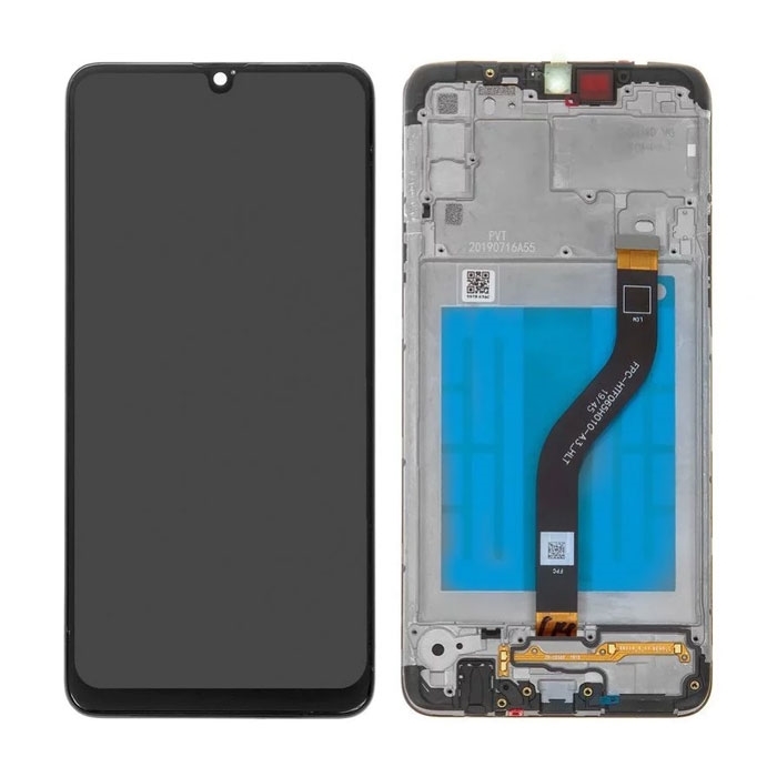 INCELL Οθόνη LCD με Μηχανισμό Αφής και πλαίσιο για Samsung Galaxy A20S A207 Χρώμα: Μαύρο