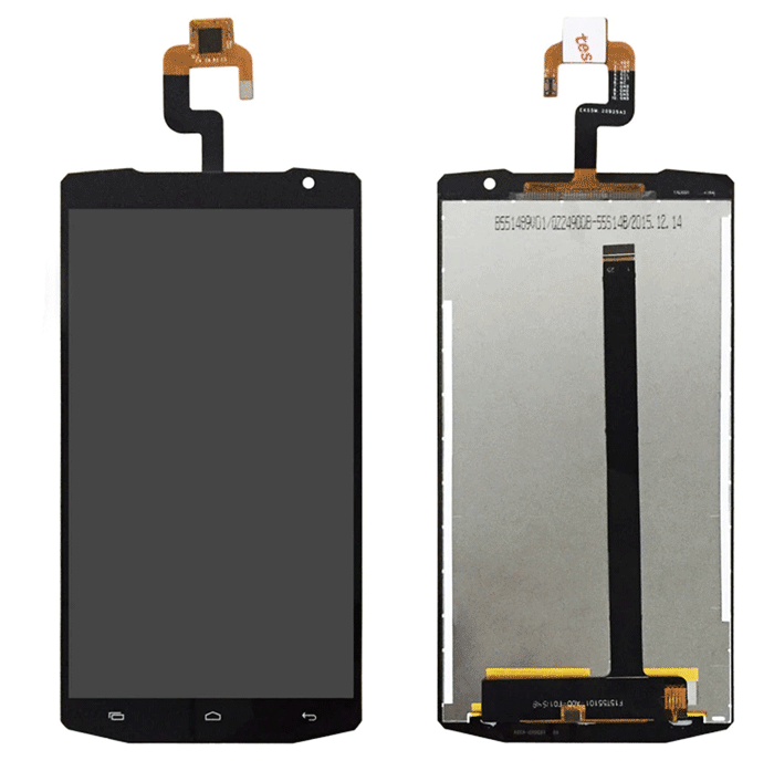 Οθόνη LCD με Μηχανισμό Αφής για Oukitel K10000 - Χρώμα: Μαύρο