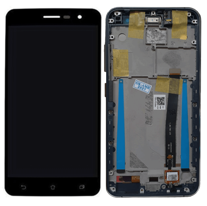 Οθόνη LCD με Μηχανισμό Αφής και πλαίσιο για Asus Zenfone 3 ZE520KL - Χρώμα: Μαύρο
