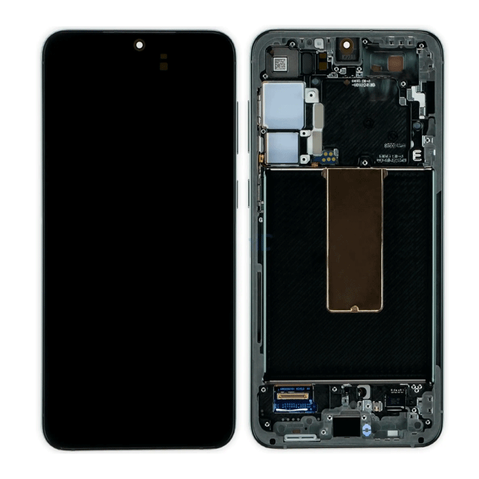 Γνήσια Οθόνη LCD με Μηχανισμό Αφής και Πλαίσιο για Samsung SM-S916 Galaxy S23 Plus 5G GH82-30476C/30477C - Χρώμα: Πράσινο