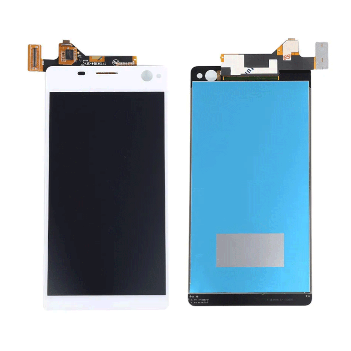 Οθόνη LCD με Μηχανισμό Αφής για Sony C4 (E5303) - Χρώμα: Λευκό