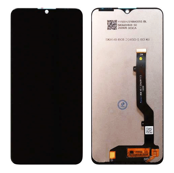 OEM Οθόνη LCD με Μηχανισμό Αφής για ZTE Blade A7s 2020 - Χρώμα: Μαύρο