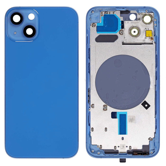 Πίσω Καπάκι με Πλαίσιο (HOUSING) για Apple iPhone 13 - Χρώμα: Μπλε