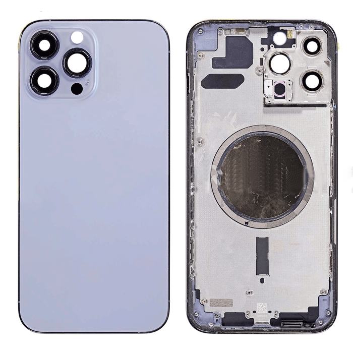 Πίσω Καπάκι με Πλαίσιο (HOUSING) για Apple iPhone 13 Pro Max - Χρώμα: Μπλε