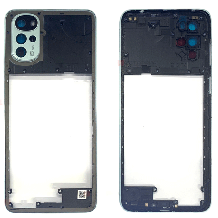 Μεσαίο Πλαίσιο/Middle Frame για Motorola Moto G22 - Χρώμα: Λευκό