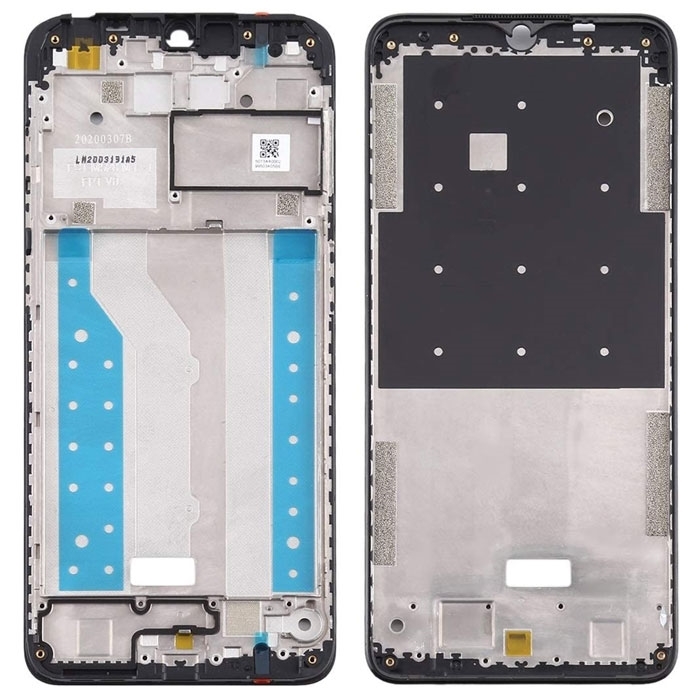 Μπροστινό Πλαίσιο Οθόνης LCD Front Frame για Nokia 5.3 - Χρώμα: Μαύρο