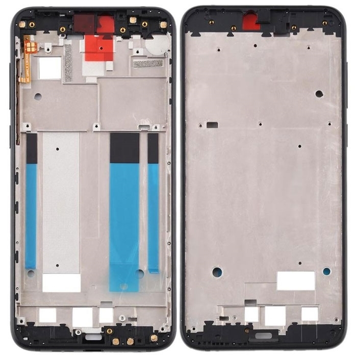 Μπροστινό Πλαίσιο Οθόνης LCD Front Frame για Nokia 6.1 PLUS - Χρώμα: Μαύρο